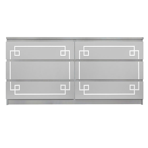 Overlays Pippa Malm #1 Kit Ikea Malm 6 drawer long dresser