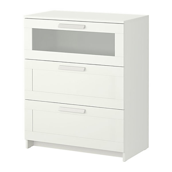Hacks for Ikea Brimnes 3 drawer dresser