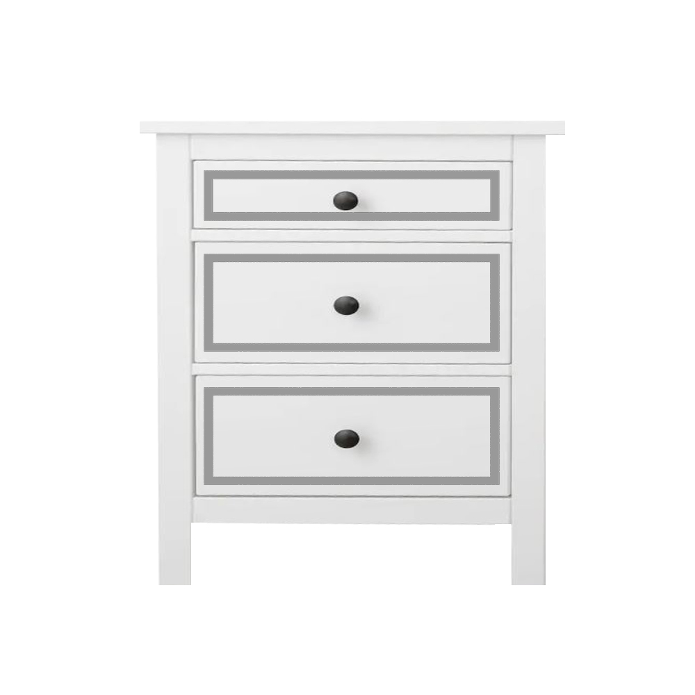 O'verlays Rex Kit for Ikea Hemnes 3 drawer night stand